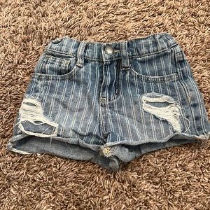 Denim shorts